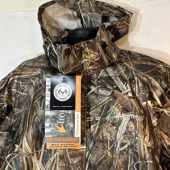 FROGG TOGGS Men's Classic Pro Action Waterproof Breathable Rain Jacket Medium - Picture 2 of 8